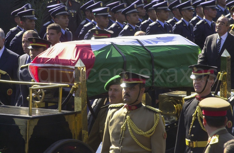 Funeral de Yasser Arafat no Cairo.